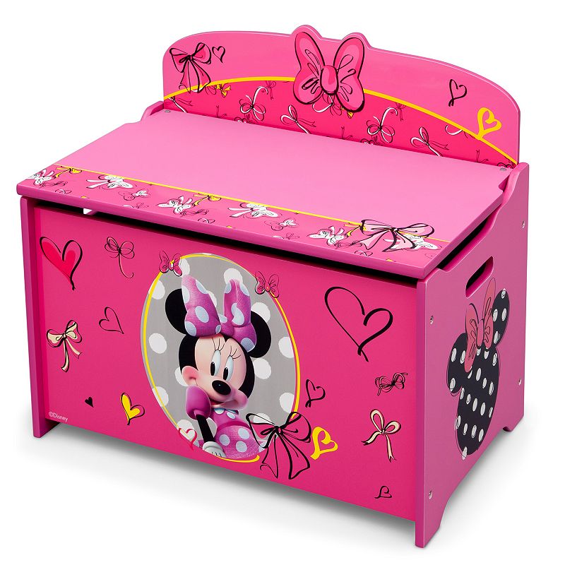 Disney's Minnie Mouse Deluxe Toy Box by Delta Children