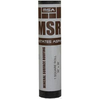 3 ft. x 33.3 ft. (100 sq. ft. coverage area) Black Mineral Surface Roll Low Slope Roofing 4305036