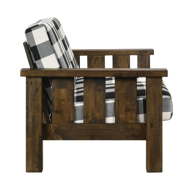 Jovie Gingham Rustic Loveseat Homes Inside Out