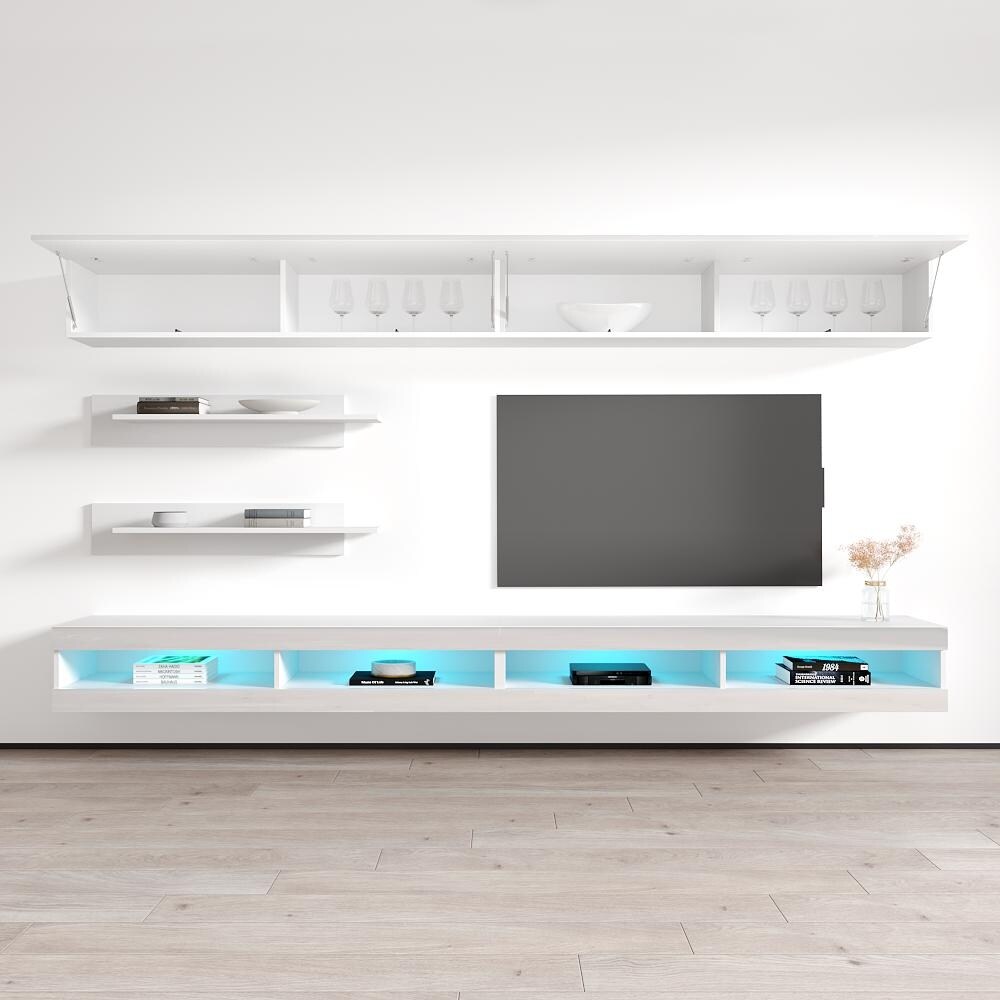 Fly I1 34TV Wall Mounted Floating Modern Entertainment Center