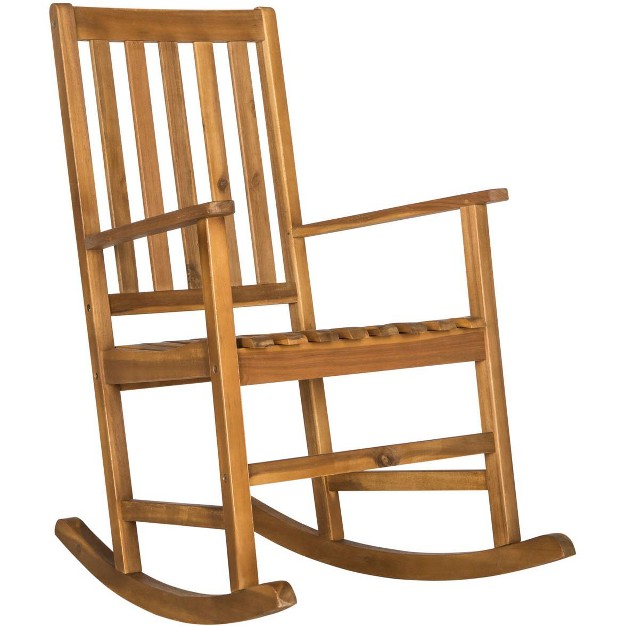 Barstow Rocking Chair Teak Safavieh