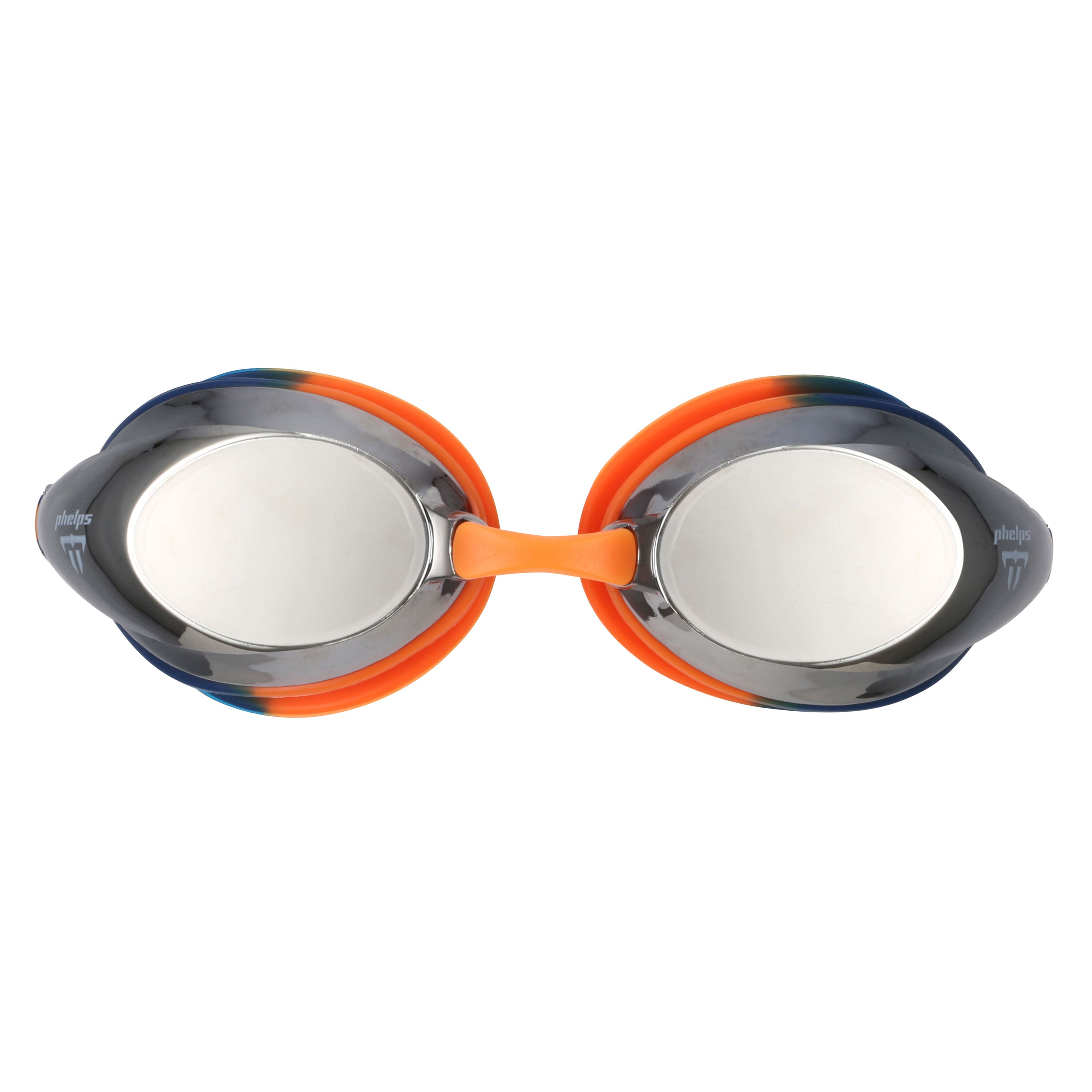 Michael Phelps Xcell Jr Silver Mirror Swimming Sport Goggles with Scratch-Resistant Lens