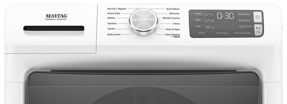 Maytag MHW6630HW Front Load Washer With Extra Power And 16-Hr Fresh Hold® Option - 4.8 Cu. Ft.