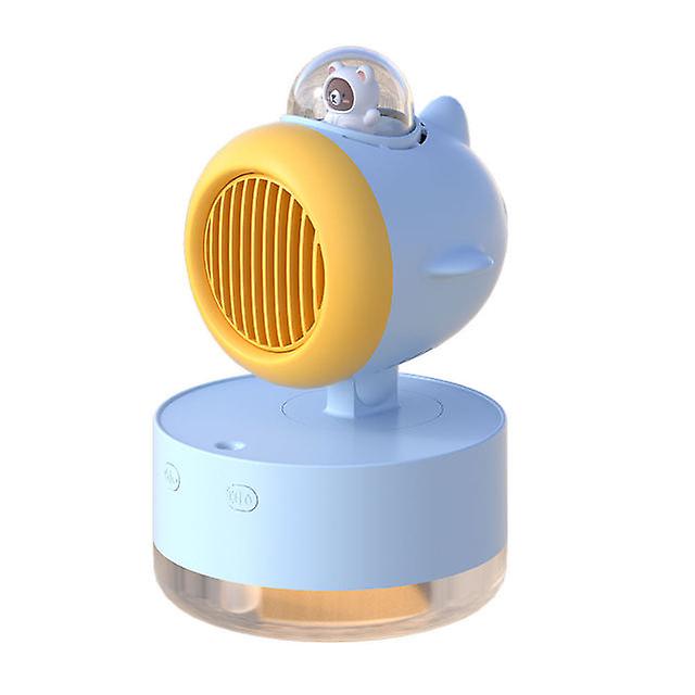 New Dumbo Humidified Water Cooling Fanusb Hand Charging Camping Fan Air Conditioner Fan Mini Gift Desktop Shaking Head Small Fan