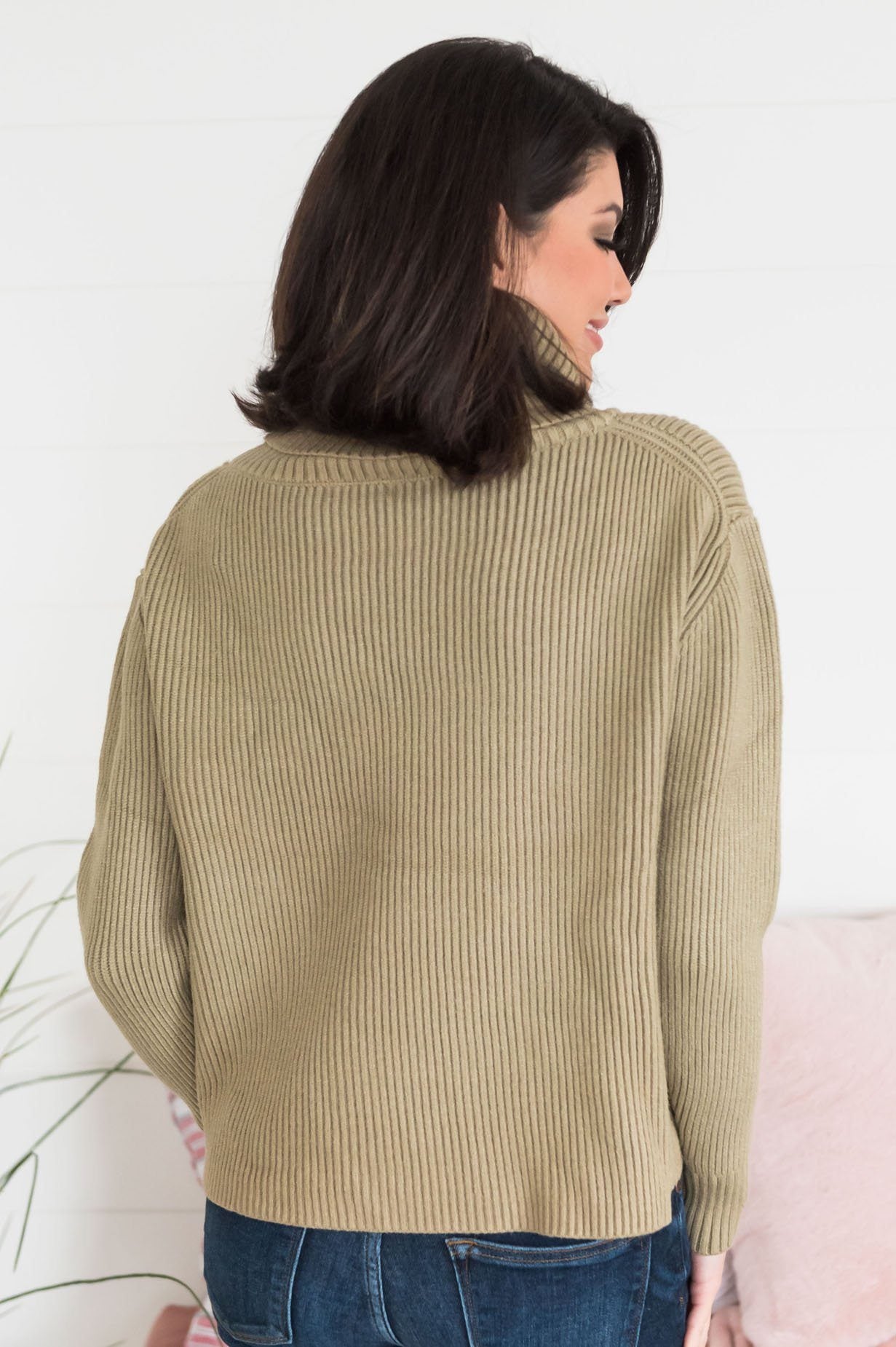 Barely Basic Modest Sweater