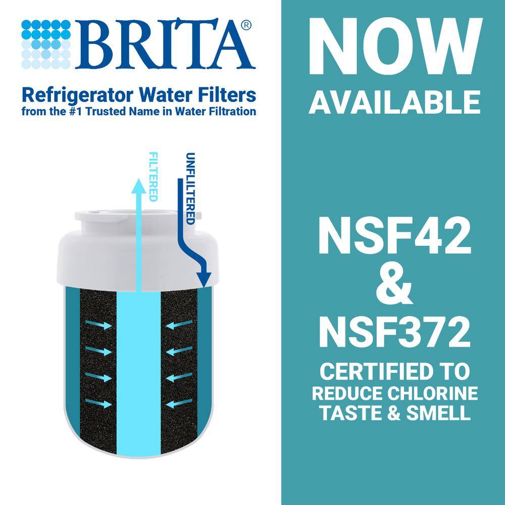 Brita 4396508 Comparable Refrigerator Water Filter (2-Pack) BRITA-WFBRFWH1X2