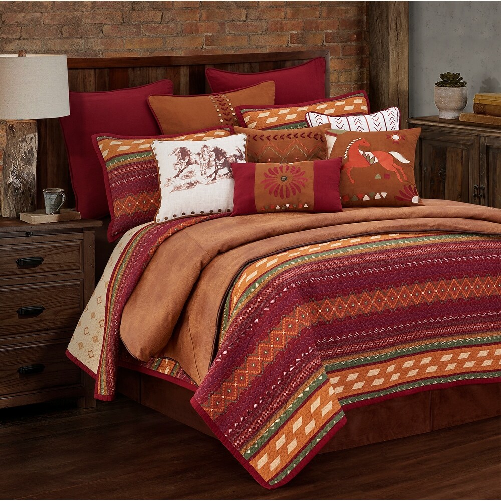 Paseo Road by Hiend Accents Solace Reversible Quilt Set  Full/Queen  3PC