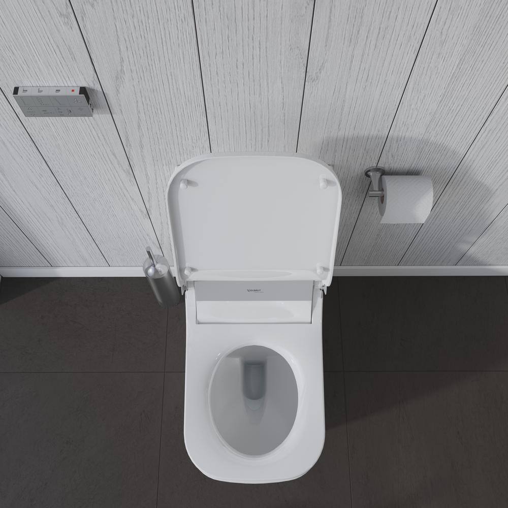 Duravit SensoWash Starck Electric Bidet Seat for Elongated Toilet in White 610300001001300