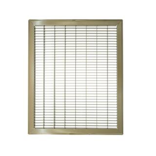 Venti Air 16 in. Wide x 20 in High Rectangular Floor Return Air Grille of Steel for Duct Opening 16 in. W x 20 in H HFR1620