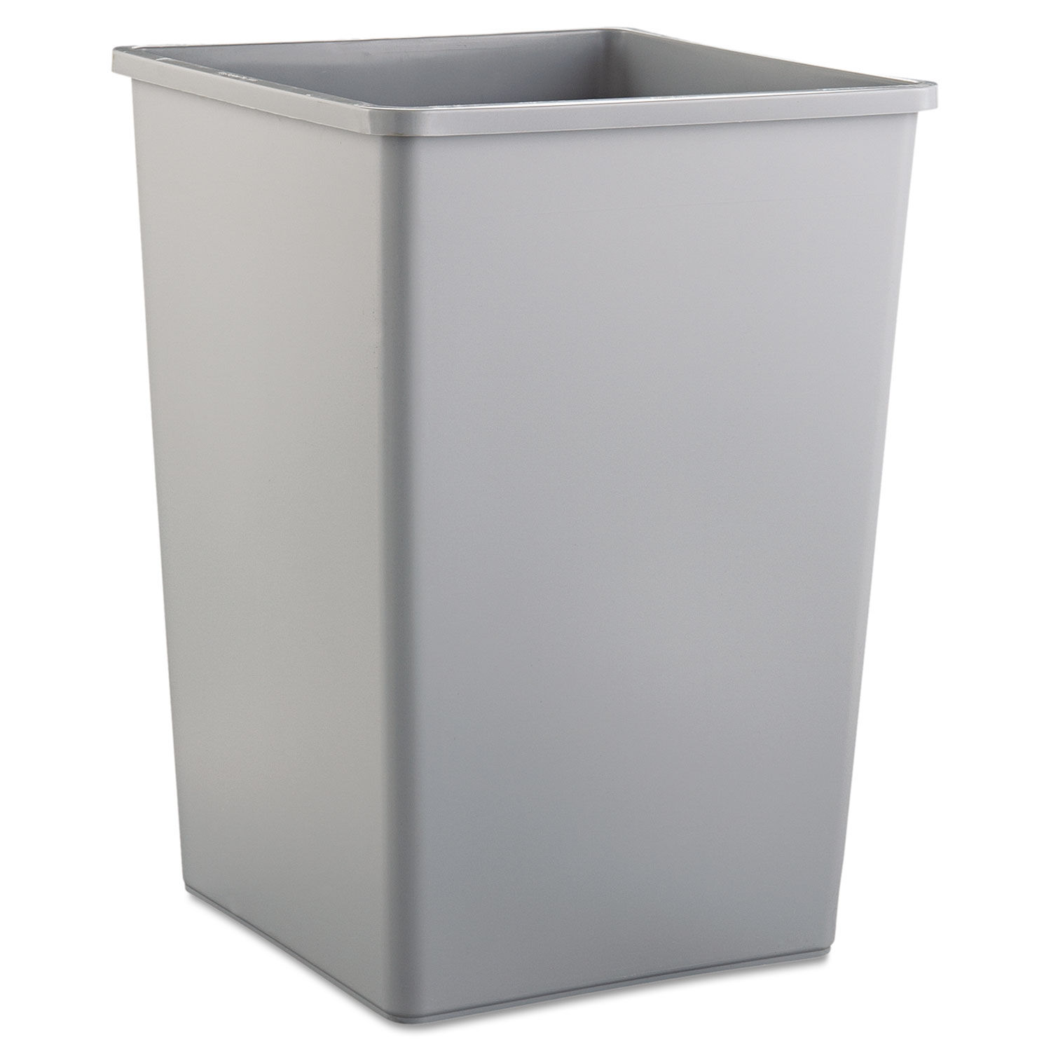 Untouchable Square Waste Receptacle by Rubbermaidandreg; Commercial RCP3958GRA