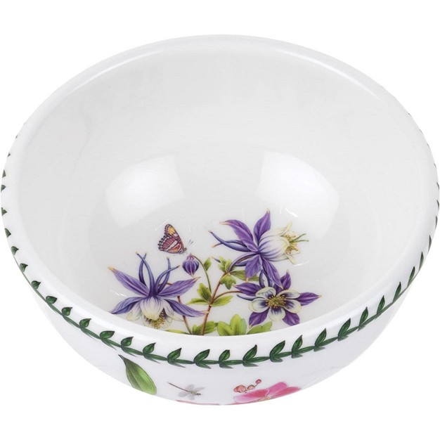 Portmeirion Exotic Botanic Garden Individual Fruit Salad Bowl Set Of 6 Made In England Assorted Floral Motifs 5 5 Inch