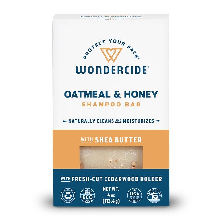 Wondercide Oatmeal  Honey Natural Shampoo Bar for Pets