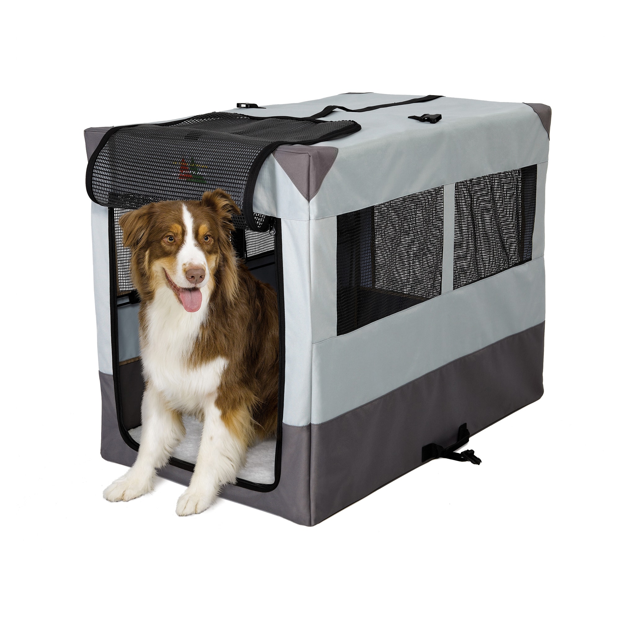 Midwest Canine Camper Sportable Tent Dog Crate， 42