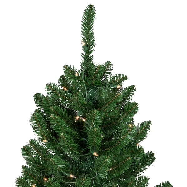 15' PreLit Genoa Fraser Fir Slim Artificial Christmas Tree Clear Lights