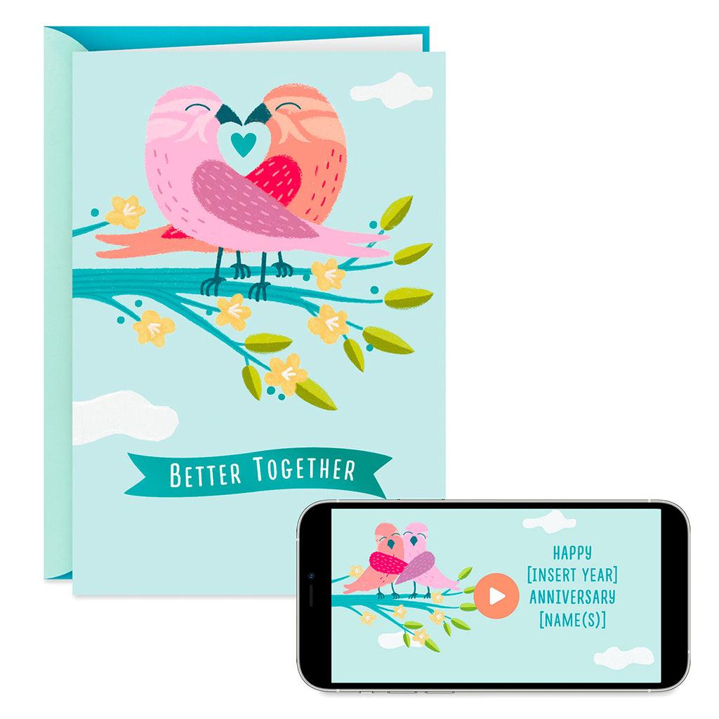 Hallmark  Better Together Video Greeting Anniversary Card