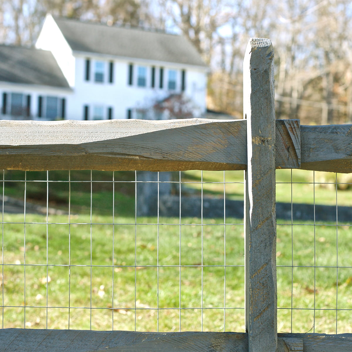 Expert Gardener Galvanized Steel Gray Welded Wire Fence, 36" x 50' Roll