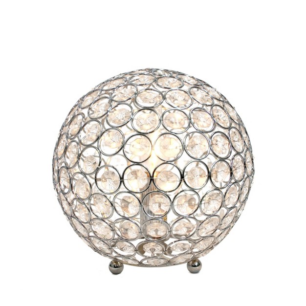 Crystal Ball Sequin Table Lamp Elegant Design