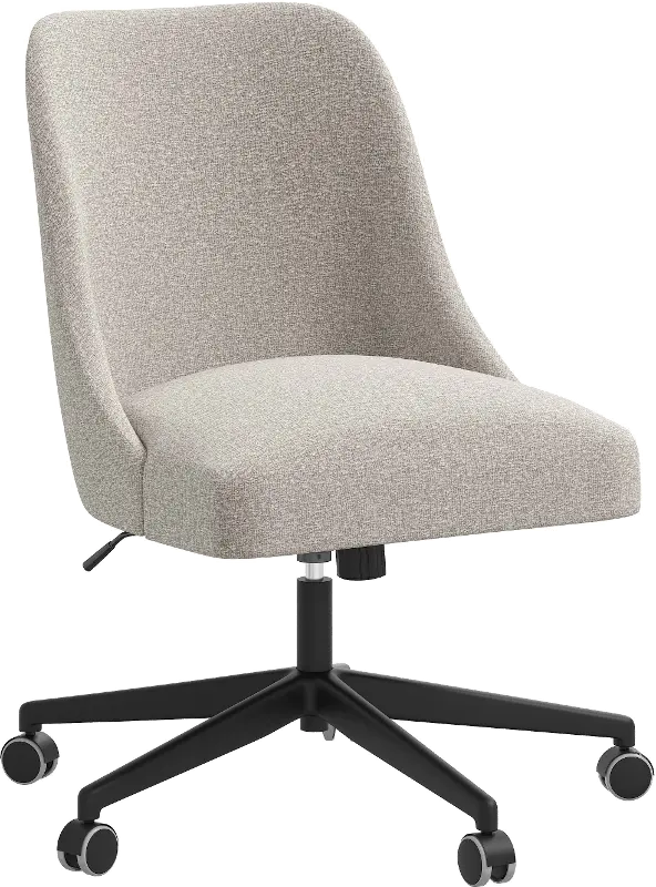 Spencer Elephant Gray Office Chair - Skyline Furniture