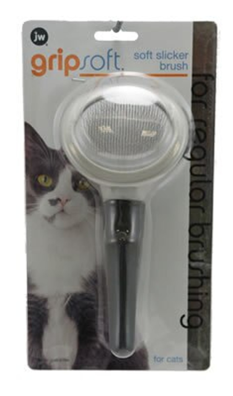 JW Pet Grip Soft Cat Slicker Brush