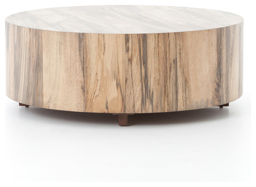 Wesson Hudson Round Coffee Table   Transitional   Coffee Tables   by The Khazana Home Austin Furniture Store  Houzz