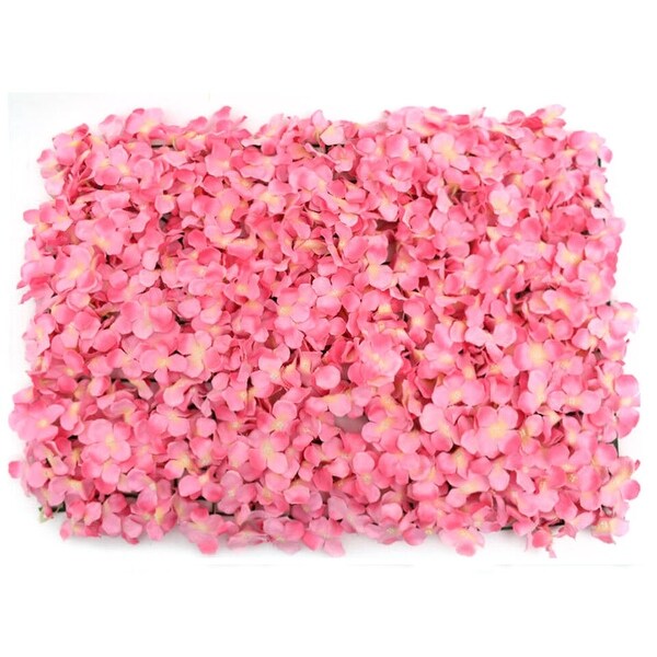 20Pcs 16x24 Artificial Silk Flower Wall Backdrop Panels