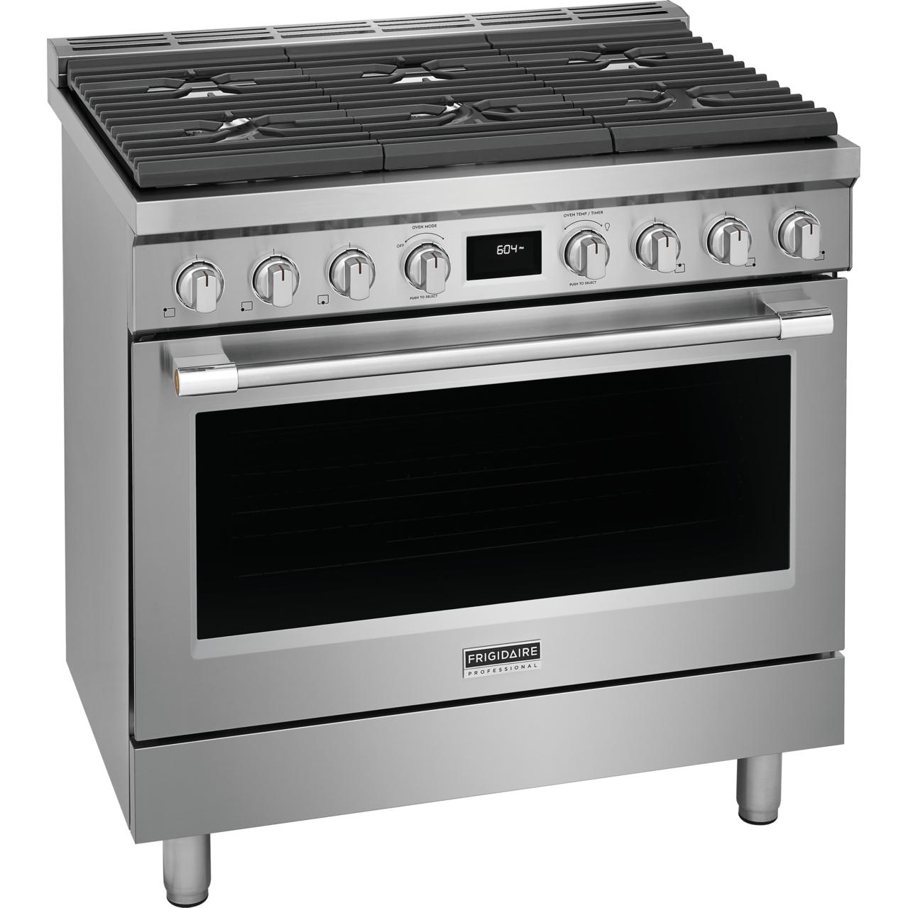 Frigidaire Professional 36-inch Freestanding Dual-Fuel Range with Convection Technology PCFD3670AF