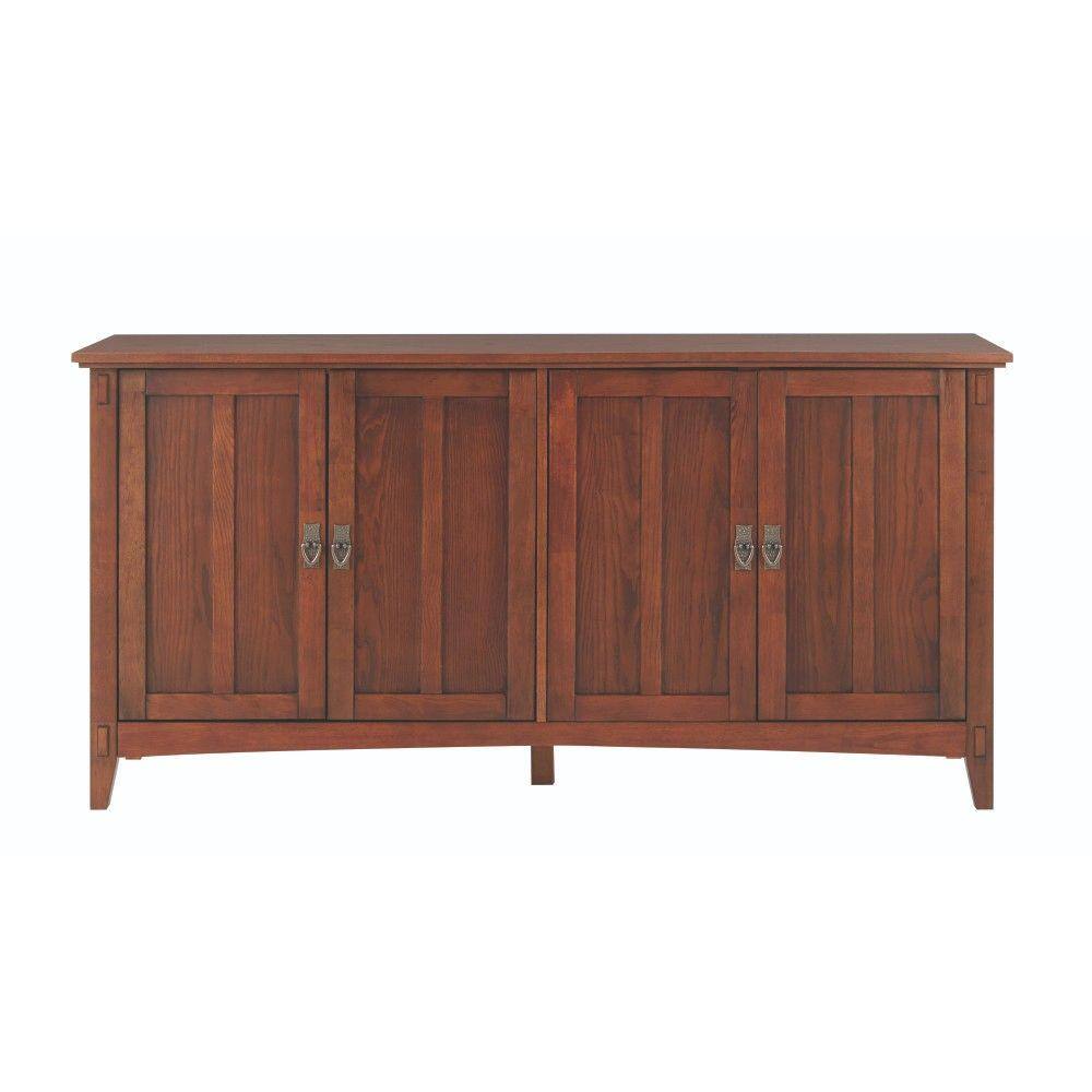 Home Decorators Collection Artisan Medium Oak Brown Buffet SK18514-MO