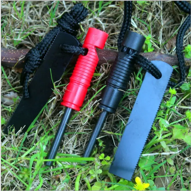 Outdoor Hiking Camping Tools Metal Bar Steel Rod