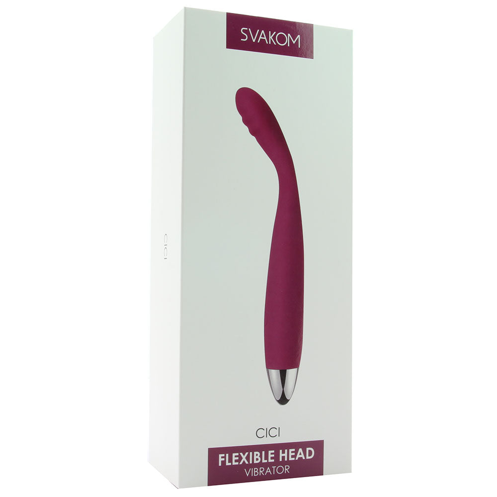 Cici Flexible Head Vibrator in Violet