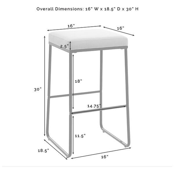 Beckett 2Pc Counter Stool Set - 16 