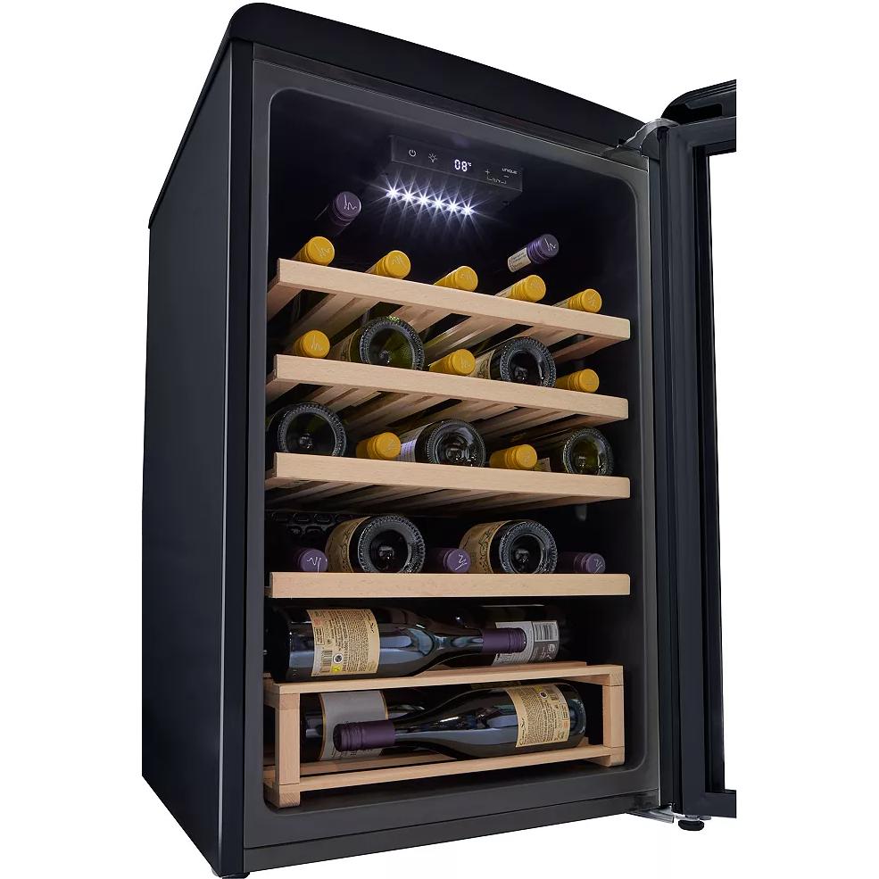 Unique Appliances 28-Bottle Classic Retro Wine Cooler with Single Zone UGP-125CR WF B