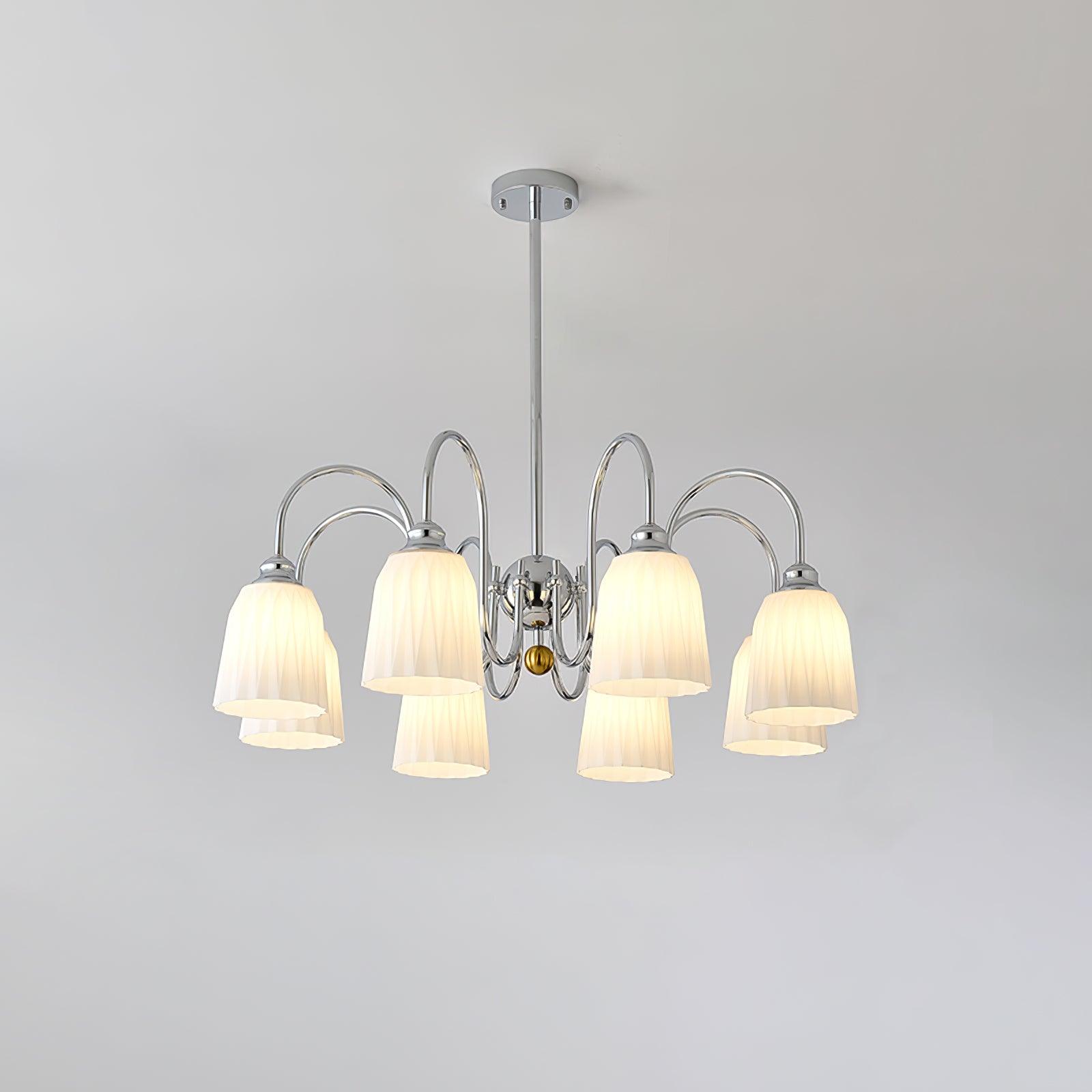 Bauhaus Pleated Chandelier