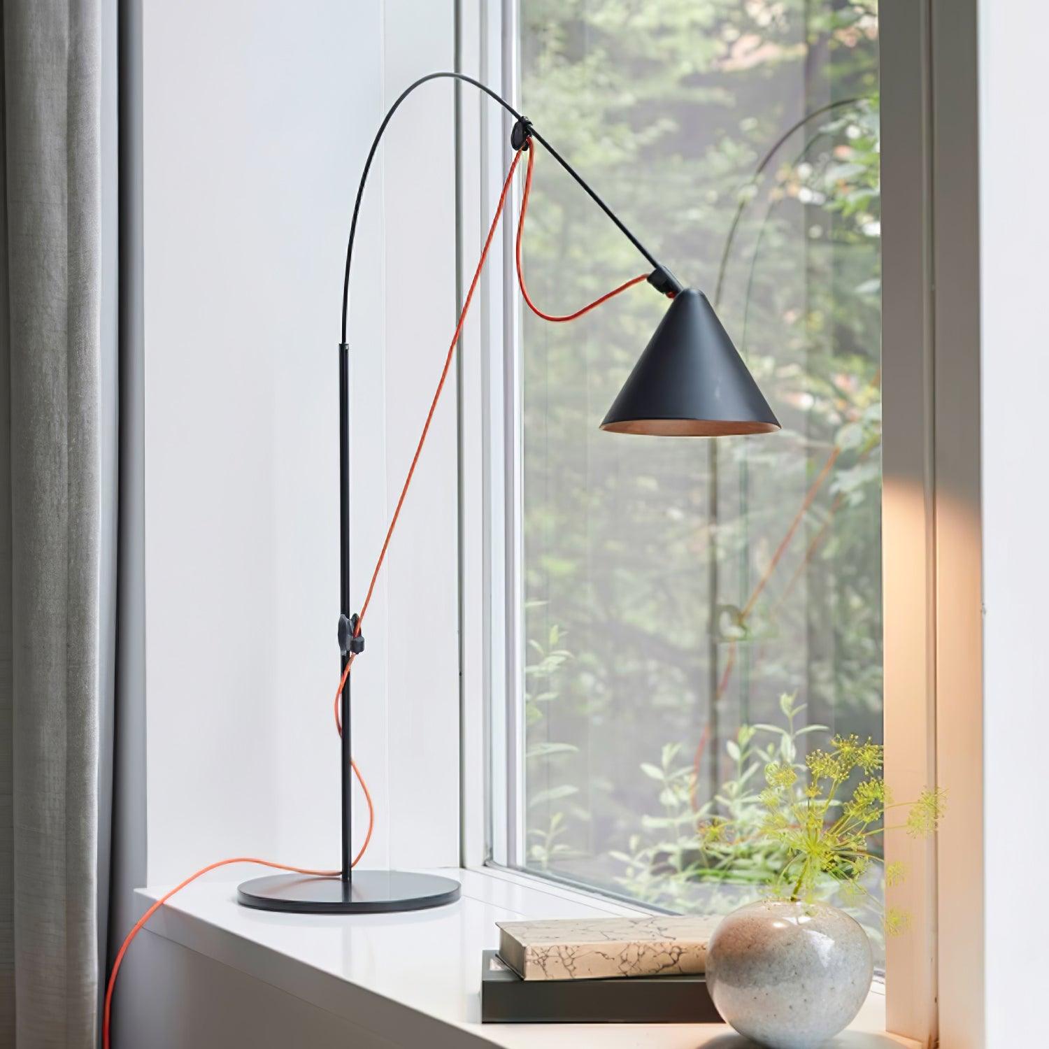 Ensure Black Table Lamp