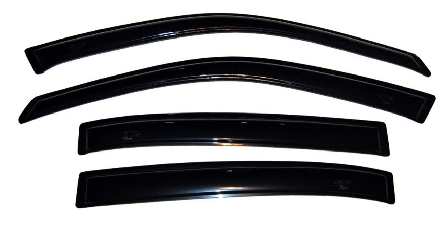 AVS 04-07 Chevy Malibu Ventvisor Outside Mount Window Deflectors 4pc - Smoke