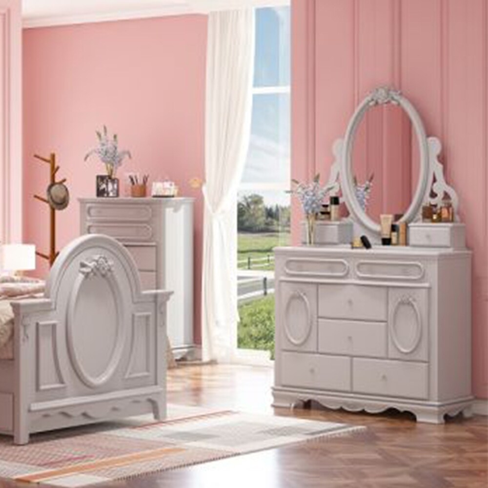 Acme Flora DRESSER White Finish