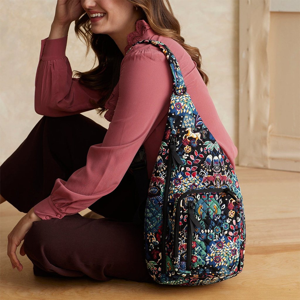 Vera Bradley  Sling Backpack in Enchantment