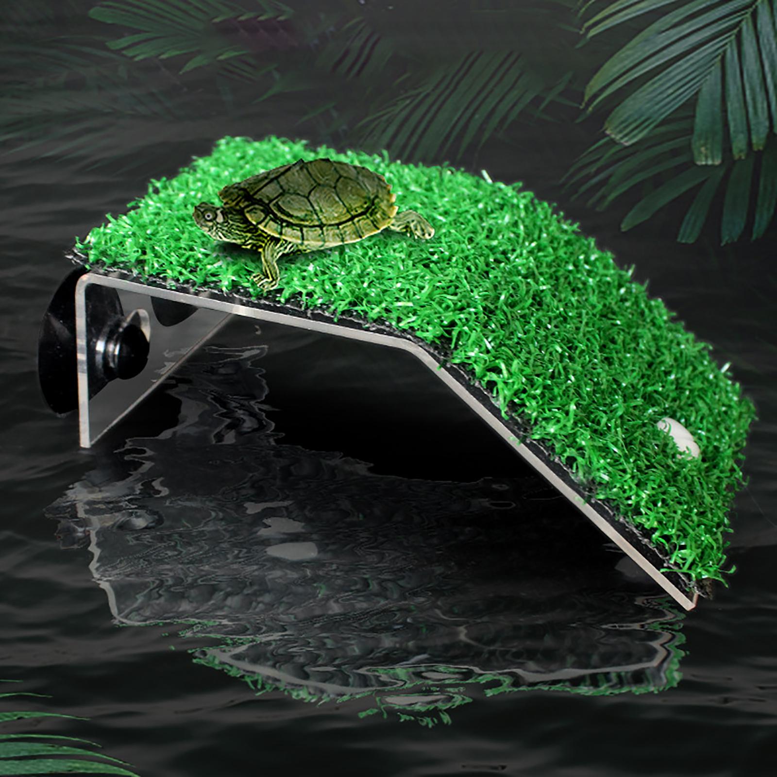 Aquarium Turtle Basking Platform Turtle Floating Island for Tortoise Reptile