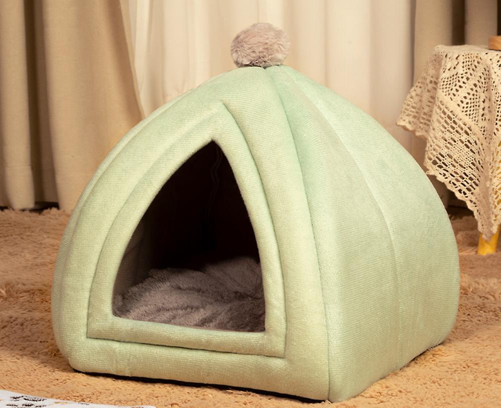 Cat's Nest Warm In Winter And Four Seasons Removable And Washable Cat House Semi Enclosed Cat Bed House Dog's Nest Pet Supplies