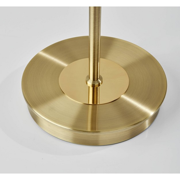 Metropolis Torchiere Antique Brass Adesso