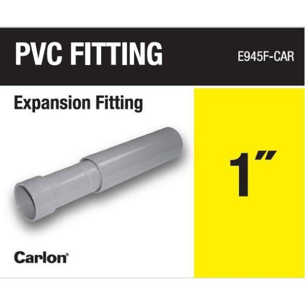 Carlon 1 in. Schedule 40 and 80 PVC Standard Expansion Coupling E945F-CAR