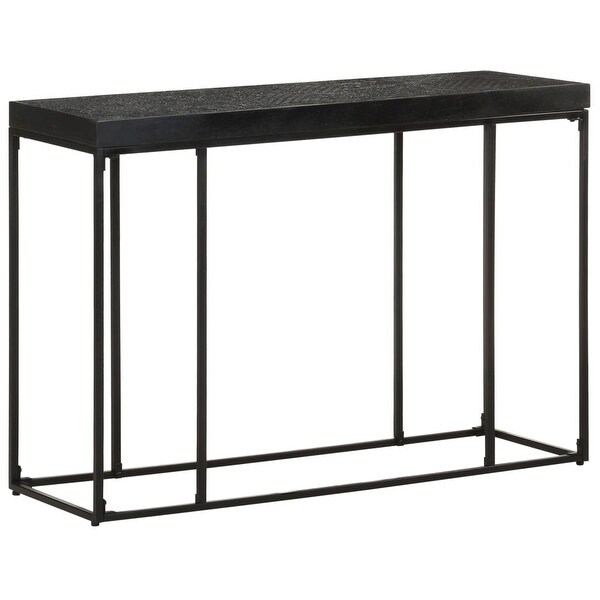 vidaXL Console Table Black 43.3