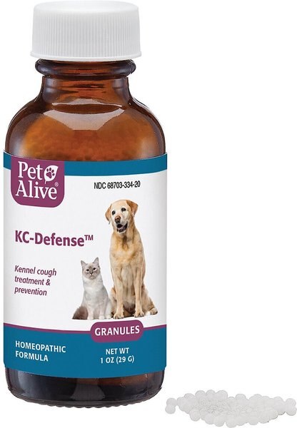 PetAlive KC-Defense Homeopathic Medicine for Kennel Cough for Dogs and Cats， 1-oz jar