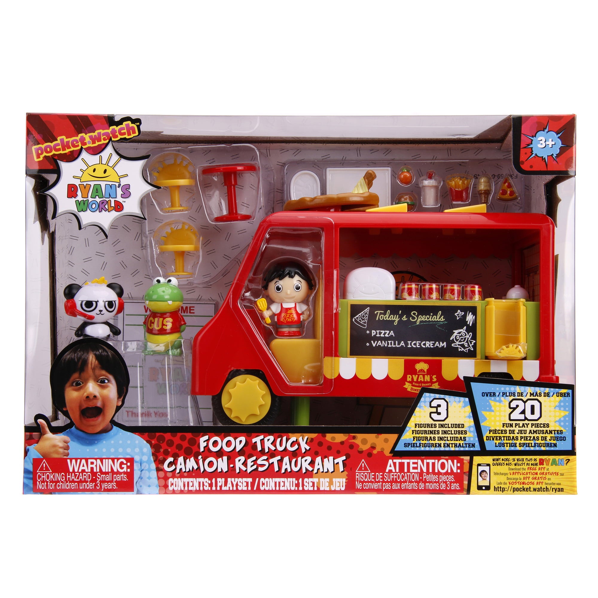 Jada Toys - Ryan's World Food Truck Play Vehicle Set for Children 3 Years and up