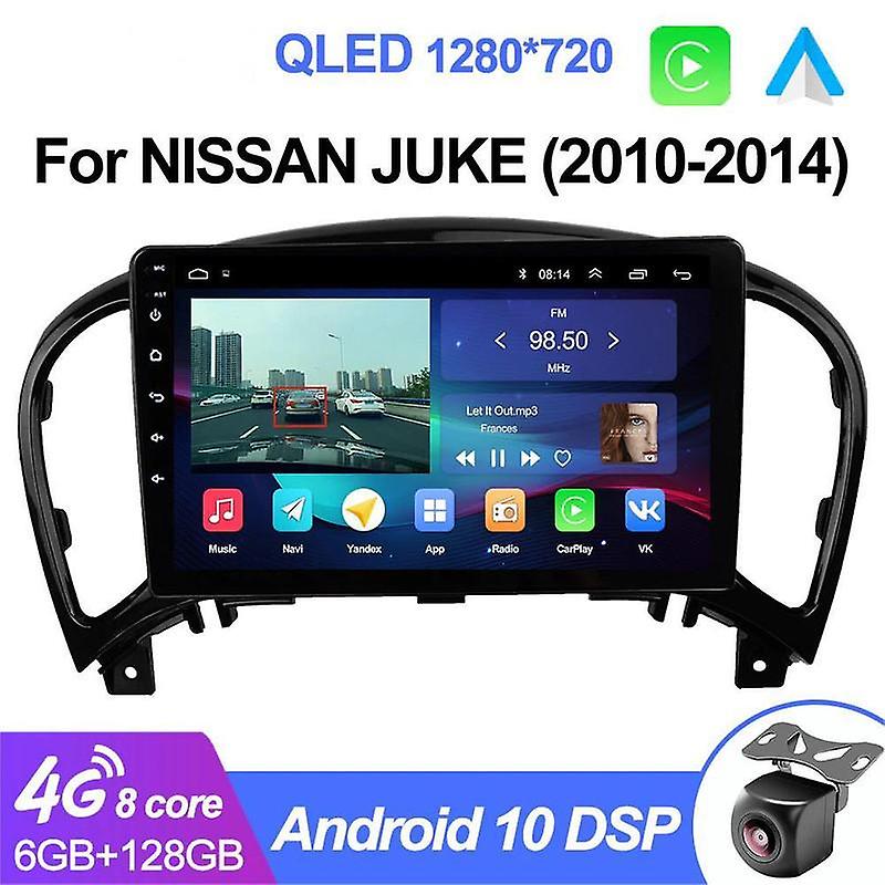 Car Android Radio Multimedia Video Player For Nissan Juke YF15 2010-2014 2 din Carplay GPS Head Unit