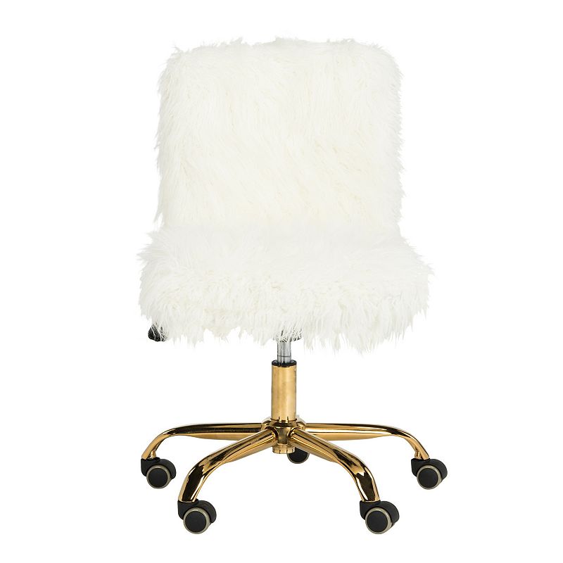 Safavieh Whitney Faux Sheepskin Office Chair