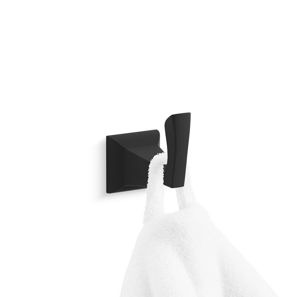 KOHLER Kallan Robe Hook in Matte Black K-R22084-BL