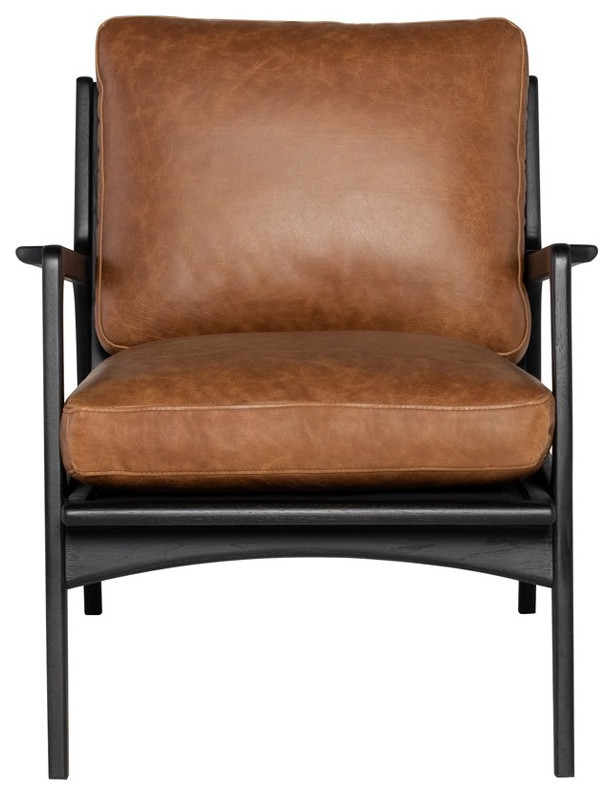 Dorcas Occasional Chair Desert Leather   Transitional   Armchairs And Accent Chairs   by V.S.D Furniture  Houzz