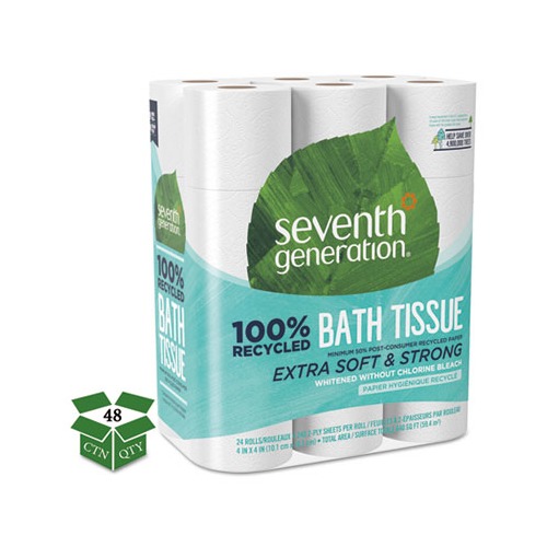 Seventh Generation 100% Recycled Bathroom Tissue  SEV13738CT