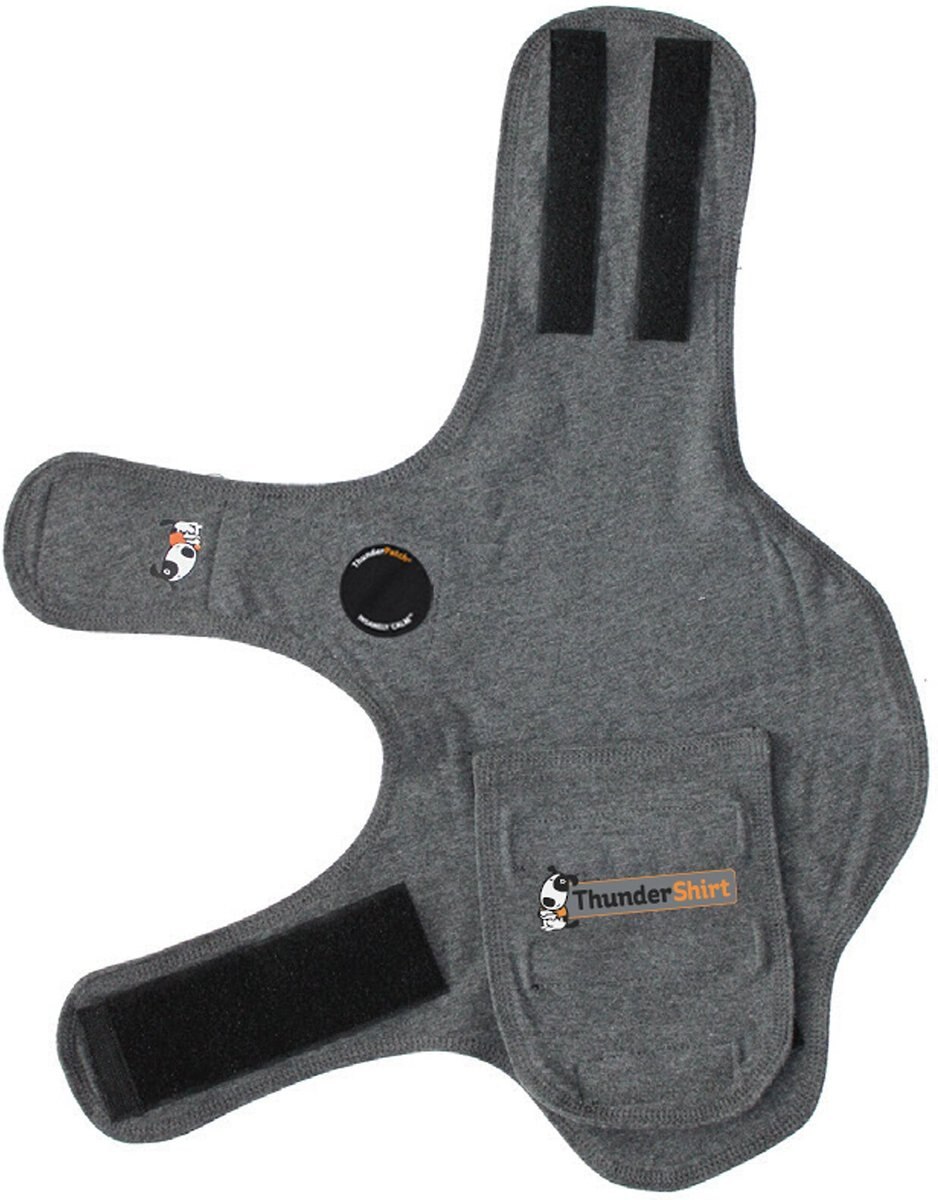 ThunderShirt Classic Anxiety and Calming Vest for Dogs， Heather Grey