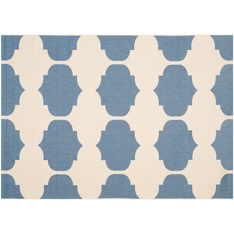 Safavieh Courtyard Jasmine Quatrefoil Indoor Outdoor Rug